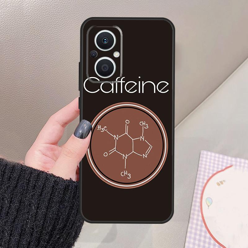 Science Chemistry Caffeine Funda For OPPO Reno 10 11 12 13 14 Pro 8 7 Lite 11F 12F 13F 14F OPPO Find X8 X5 X6 X9 Pro Case