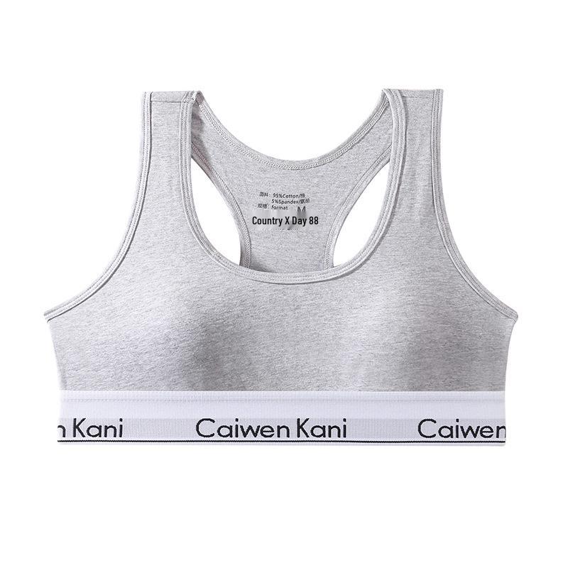 Women's Push-Up Wire-Free Cotton Bra & Triangle Panty Set