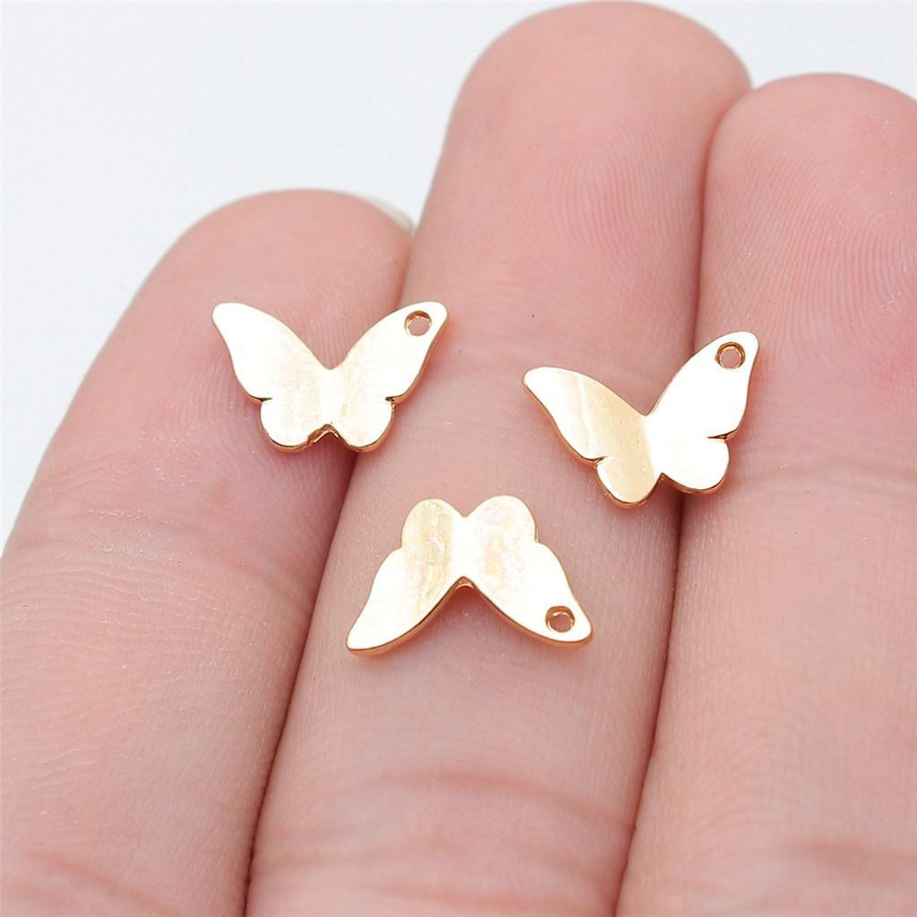 Charms Small Butterfly Pendants Wedding Jewelry Findings ZC114