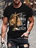 With Inspirational Jesus-"There Is Power In the Name of Jesus" Design-100% Cotton Short Sleeve O-neck Printed Men's T-shirt. ...