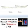 2024-2025 For BYD Qin L DM-i Car Headlight Protective Car Film Headlamp Transparent Black TPU Exterior Sticker Car Accessories