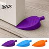 Decorative Door Stop for Bedroom Leaf Shaped Stopper Wedge Non-Slip Wind‑Resistant Stop Protective Wedge Wall Silent Anti‑Collision Jam