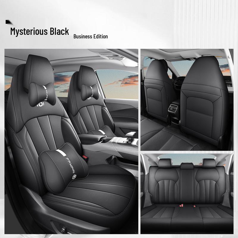 Qiyuan A05 Universal Leather Car Seat Cushion for Five Seats (All Seasons)