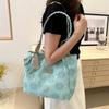 Spacious Canvas Tote Bag For Women 2024 Fashionable And Trendy Street Style Handbag