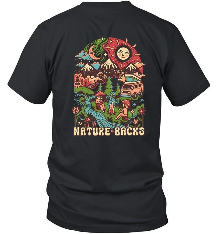 Nature Backs Riverside Adventure Outdoor Tee Unisex T-Shirt L