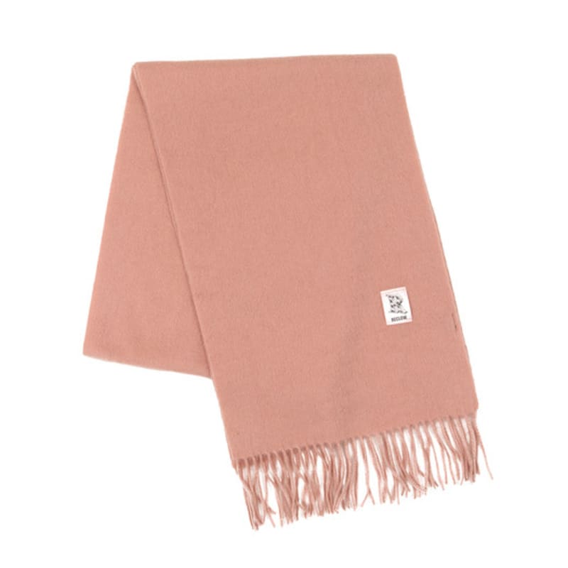 RECLOW RECLOW LAND 100% Cashmere Muffler Pink