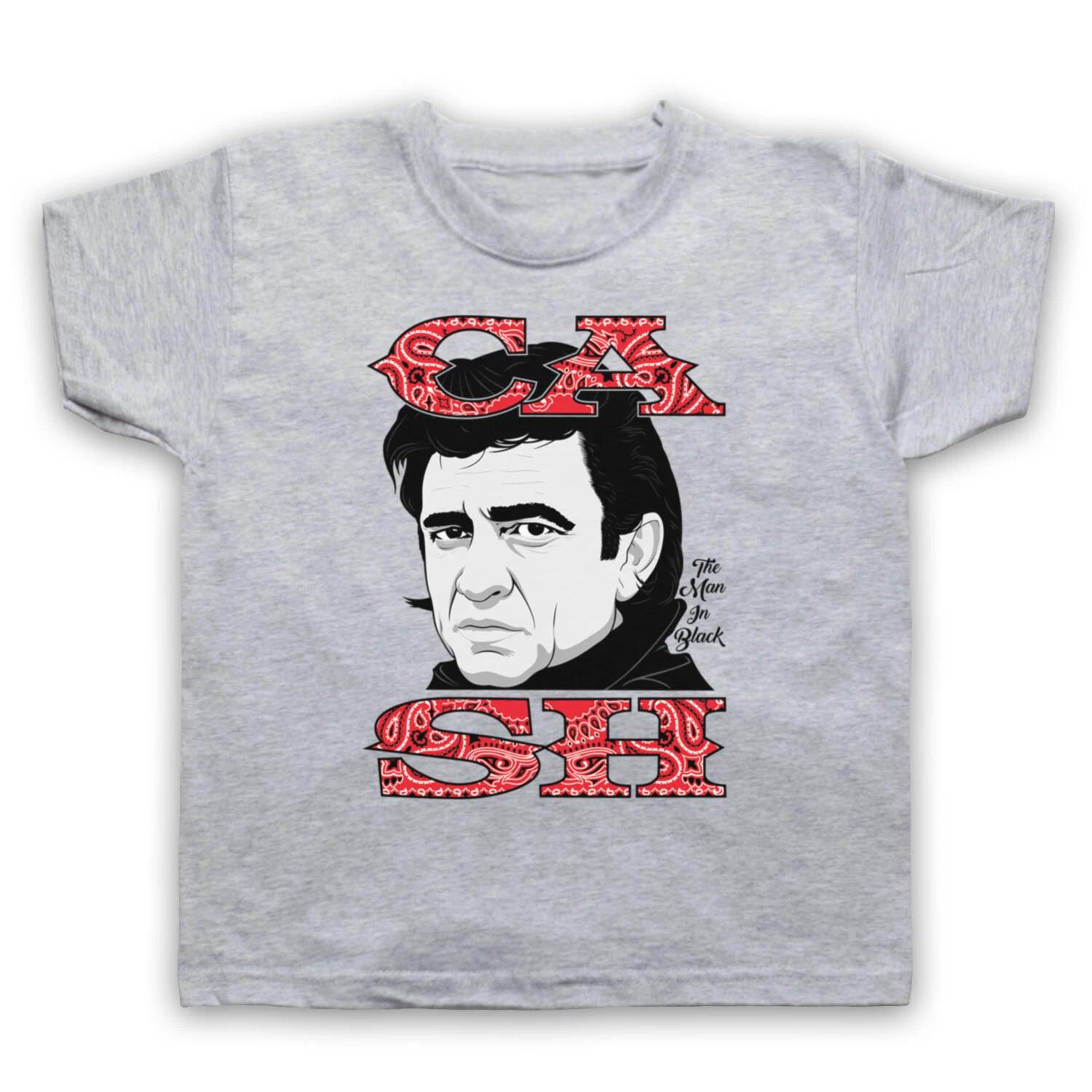 

THE MAN IN BLACK CASH UNOFFICIAL JOHNNY COUNTRY FOLK LEGEND KIDS CHILDS T-shirt 110