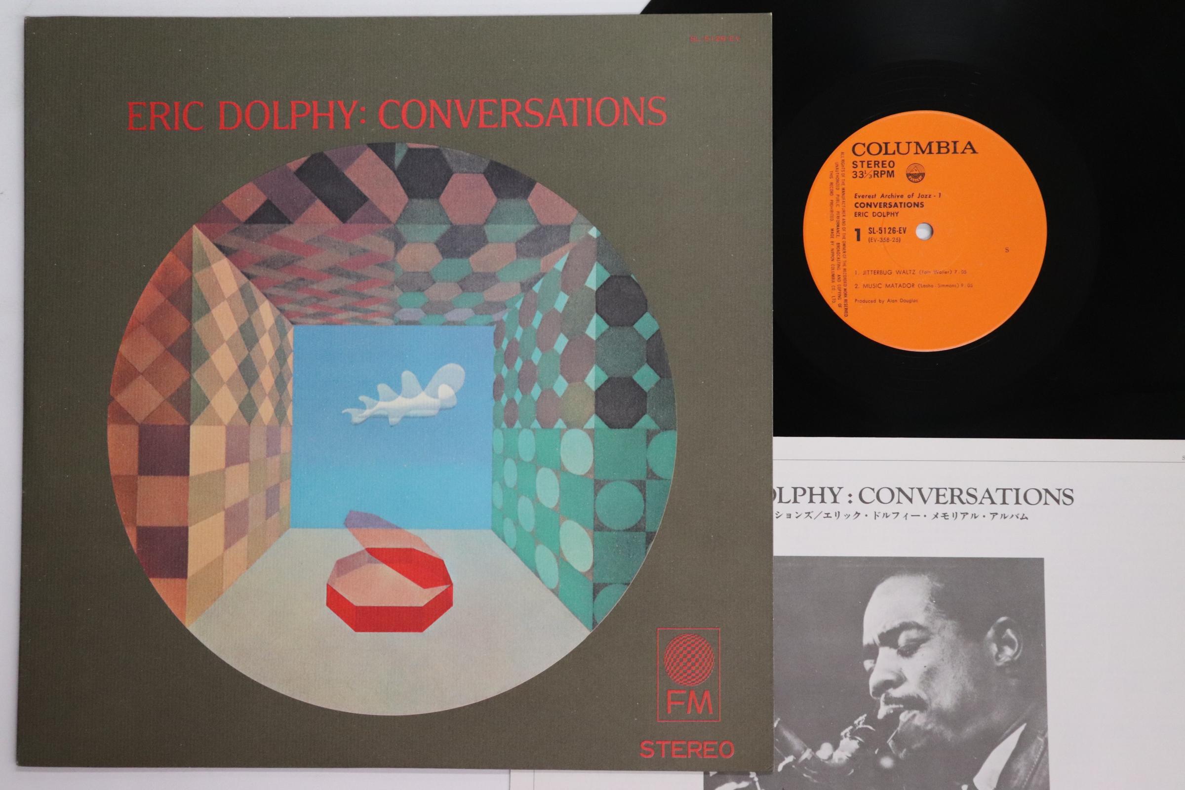 

LP Record ERIC DOLPHY Conversations SL5126EV COLUMBIA 1975 Japan Jazz Used