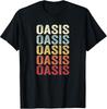 Retro Vintage Text-T-Shirt Inspiriert von Oasis California Design
