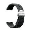 Quick-release elbow with curved fluororubber Watch strap for Tudor White Panda BLACK BAY Chronograph Monster Gold Eye M79360