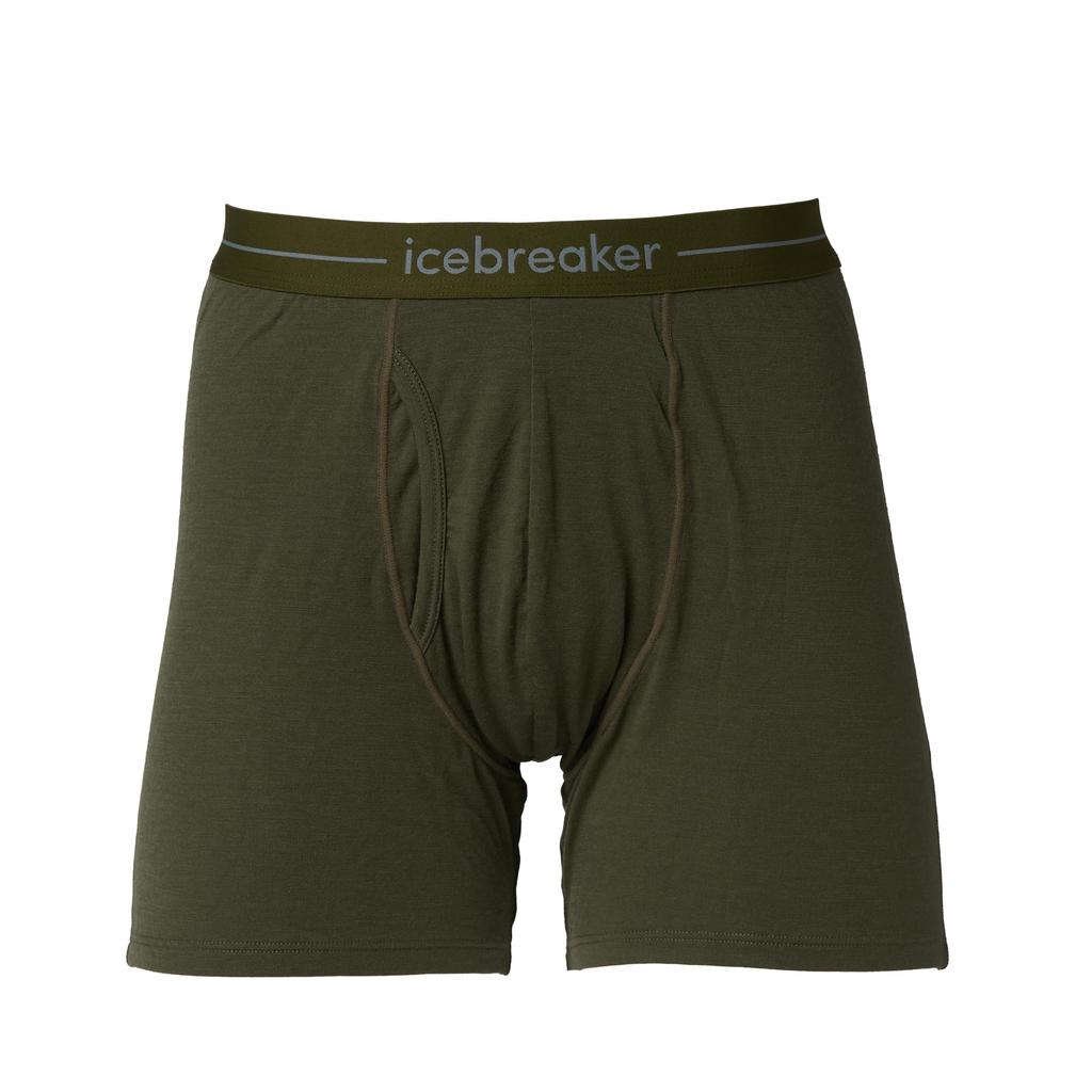 Icebreaker Men's Anatomica Boxers W Fly Loden Boxer Briefs, Size M