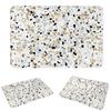 Seamless Terrazzo Stone Pattern Doormat Absorbent Mat Carpet Rug Kitchen Entrance Home Floor Mat for Bathroom Footpad Mats