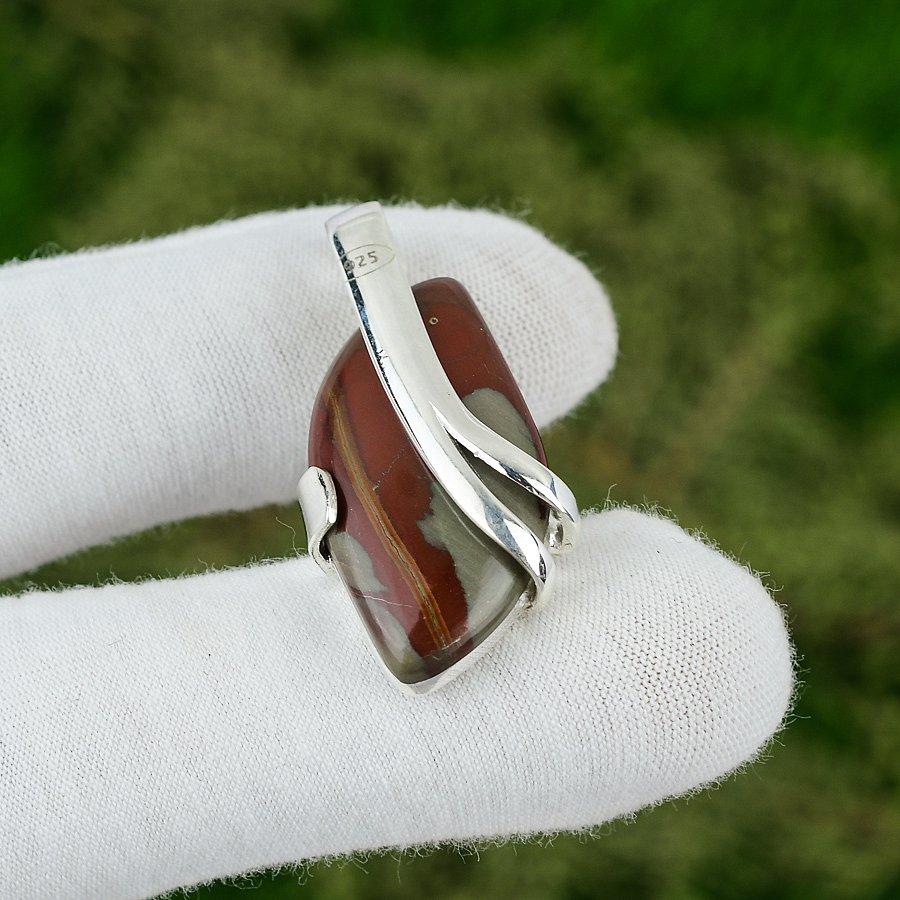 

День сестер Распродажа Норина Джаспер Драгоценный камень Стерлинговое серебро Модная подвеска Ювелирные изделия