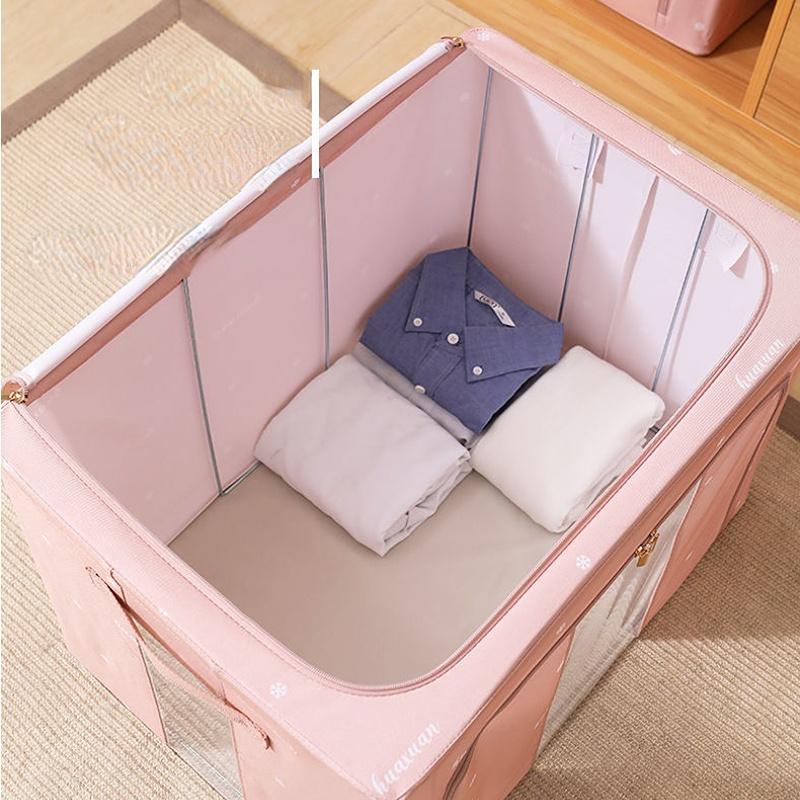 Foldable Storage Organizers Clothes Blanket Quilt Organizer Box Large Capacity Closet Sweater Storage Clothes Cabinet Organizer
