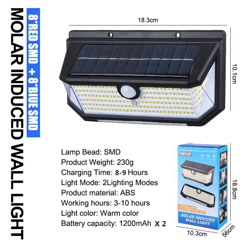Super Bright Waterproof Solar Motion Sensor Outdoor Wall Light
