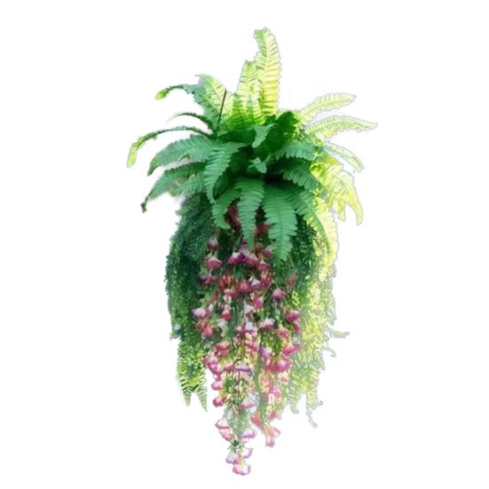 Fake Hanging Plants, UV Resistant Fake Vines, Artificial Ivy Plants, Outdoor Faux Plants, Indoor Bedroom Living Room Boho Wall Porch Shelf Decor
