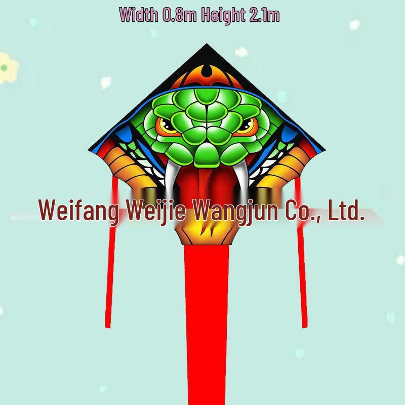 Weifang Pterodactyl Cartoon Kite for Kids - Easy to Fly in Light Breeze, Free Shipping