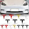 For Tesla Model 3 Model Y Car Logo Badge Car Front Grille Rear Trunk Emblem Head Front Rear Boot Tailgate Sticker Auto Accessory