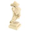 Resin Silence Is Gold Sculpture Statuette Figurine Craft Office Home Decoration