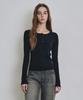 Keoseuteomeokeullagumeon [Italy] Slim Henley Neck Ribbed Knit 5 Color Cowkt010