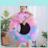 Child Inflatable Firebird Shell Swim Ring Pvc Thickened Print Pattern Swimming Ring For Boy And Girl