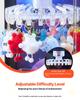 Claw Crane Machine, Medium-Sized Arcade Game Machine with Light & Sound, Adjustable Difficulty, Precise Toy Candy Grabber Prize Dispenser Vending Toy,