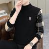Hot Sale Winter New Fashion Thickened Semi-Turtleneck Men's Knitwear Thread