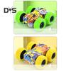 Doppelseitiges Flip-Stunt-Auto-Spielzeug mit vier Rädern und Trägheitsantrieb, LKW-Spielzeug für drinnen und draußen, Graffiti-Geländewagen-Spielzeug, Geschenke für Kleinkinder, Jungen und Mädchen