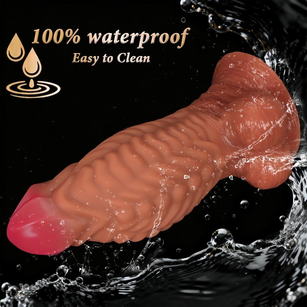 Riesiger Muskel-Dildo für Frauen Realistisches Silikon Erwachsenen-Sexspielzeug BDSM Masturbation
