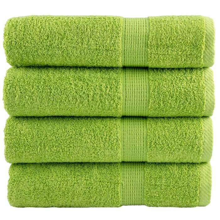 VidaXL Superior Quality Shower Towels 4 Pcs, Bath Sheets, Guest Towels, Bathroom Towels 137501