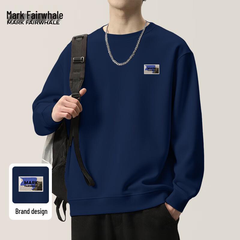 Mark Fairwhale Men's 2025 Autumn Heavyweight Round Neck Pullover