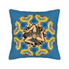 Sicilia Map  Square Pillow Case Polyester Cushions for Sofa Trinacria of Sicily  Casual Pillowcover Home Decor
