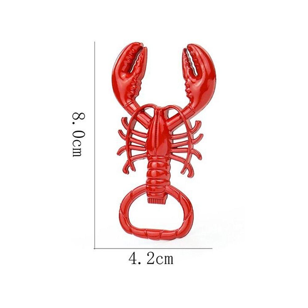 Multifunctional Lobster Corkscrew Bottle Opener Portable Keychain Jar Opener  Oktoberfest Gift