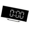 Digital Alarm Clock Mirror Smart Light Sensing Curved Screen LED Clock Digital Temperature Display Alarm Clock for Student