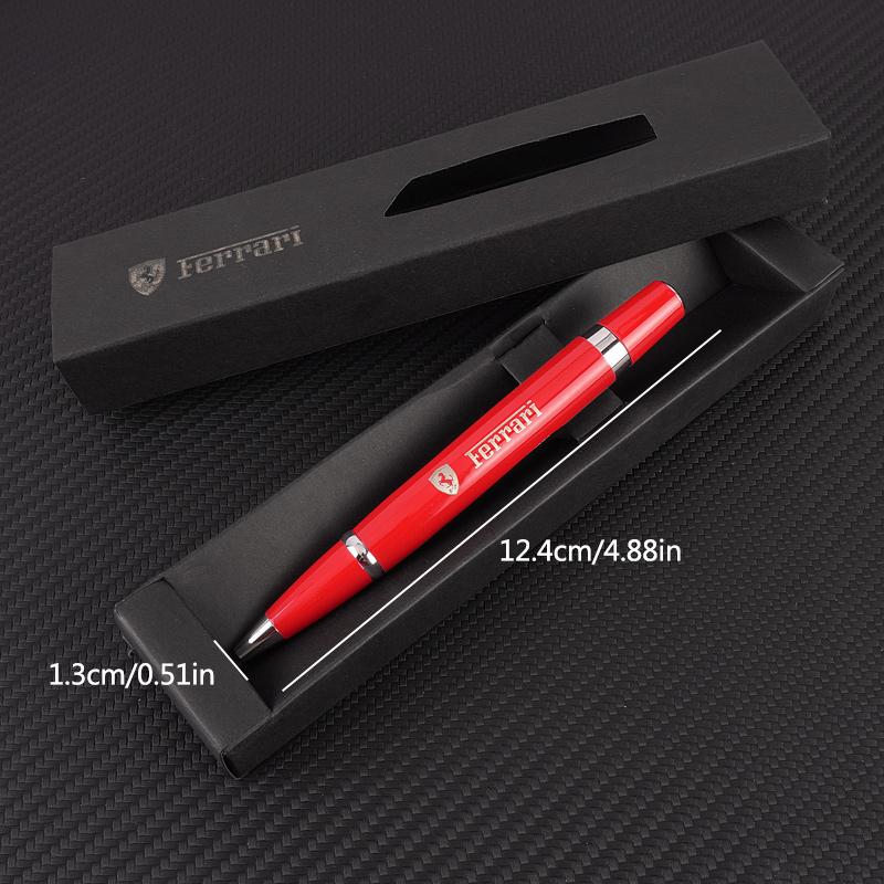 For Ferrari F430 488 458 F12berlinetta Business Ballpoint Pen Quick-drying Durable Signature Pen Personalized Steel Wire Gift JG7