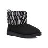 UGG Fluff Mini Quilted Leopard Zebra Women's 1112439-BWHT