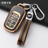 Fashion Tpu Car Key Case Cover For Honda Civic 11Th  Accord Cr-V Hr-V Pilot Vezel Zr-V   Key Protector Shell Fob Bag