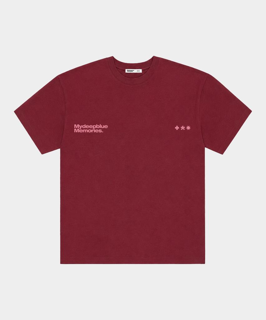 Maidibbeullumemolijeu Mm Symbol Logo T-Shirts (Burgudny)