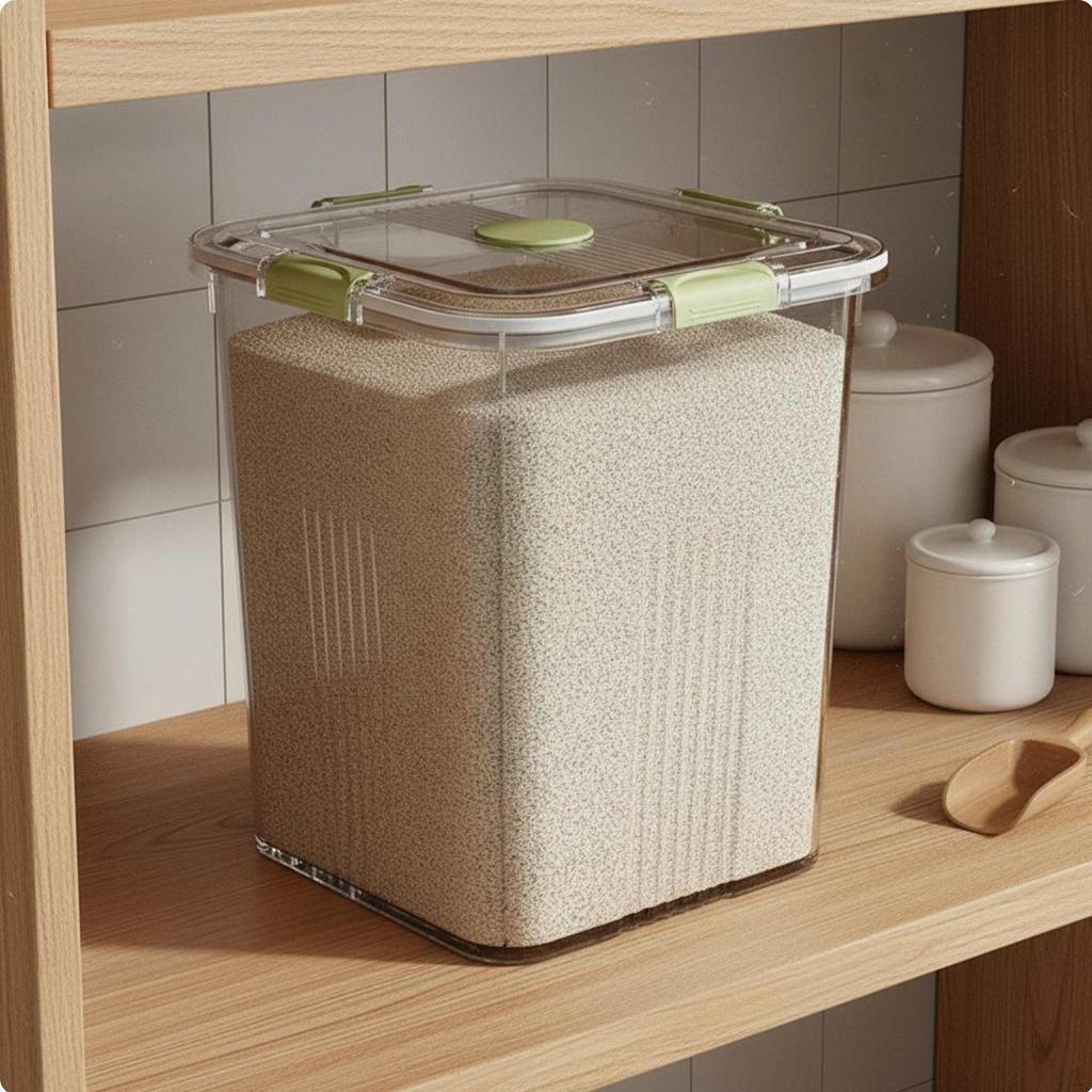 Rice Storage Container DampnessResistantResistant Airtight Sealed Grain Bin