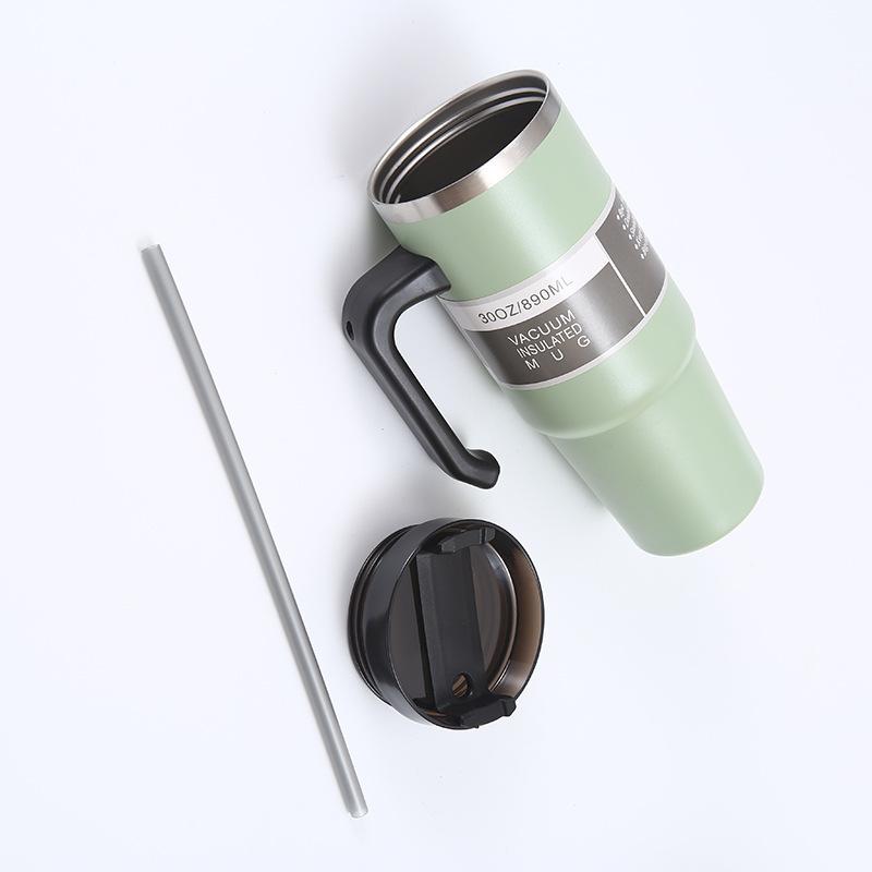 20oz/30oz Stainless Steel Thermos Water Bottle Car Insulated Cup Outdoor Sport Vacuum Flask Keeps Cold and Heat Thermal Mug