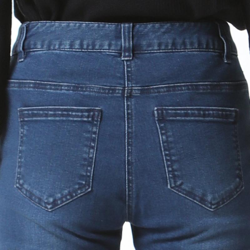 Shs Miss Straight Washed Denim Pants