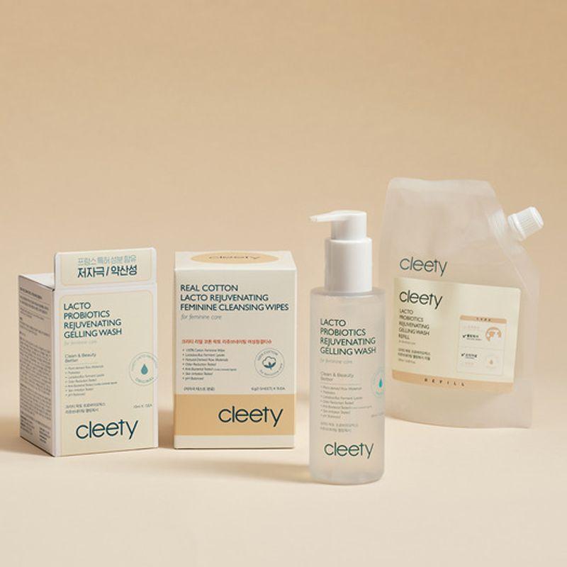 Feminine Cleanser Gelling Wash Daily Package 4-piece set, fragrance-free