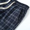 Men's Plaid Casual Shorts, Elastic Waist Drawstring Summer Beach Shorts (L-5XL)