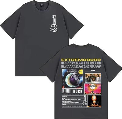 EXTREMODURO Tour 2025 Μπλουζάκι με εξώφυλλο Ανδρικό Γυναικείο Μόδα Vintage Κοντομάνικο T-Shirt Καλοκαίρι Ποπ Φαρδύ Overd T-Shirt#Χρώμα