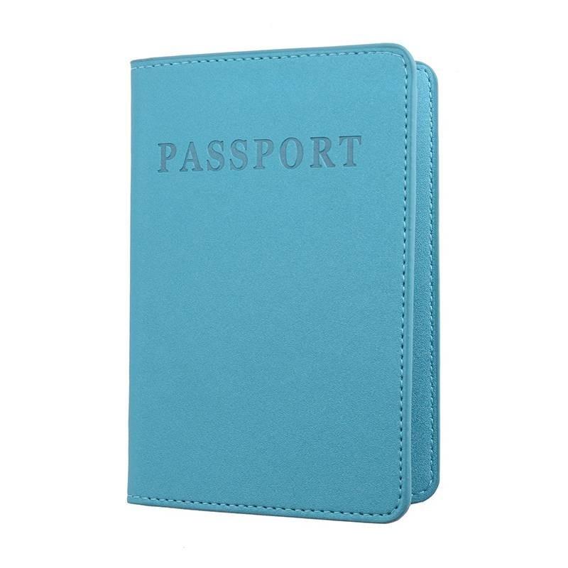 Passport Pu Leather Holder Multi Card Travel Wallet Cover Multiple Compartments