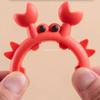 2/1Pcs Silicone Spatula Rack Small Crab Anti Scalding Overflow Pot Clip Spoon Holder Clip Universal Shovel Rack Kitchen Gadgets