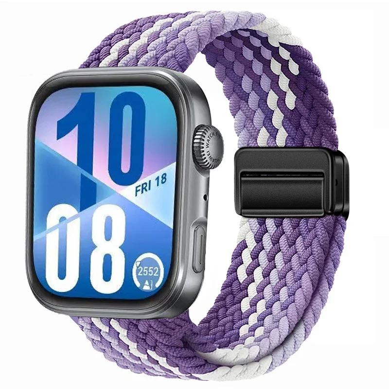 Magnetic Braided Strap for Huawei Watch Fit 4 Pro 3 Nylon Loop Correa Sports Bracelet for Huawei Fit3 Fit4 4Pro Band Accessories