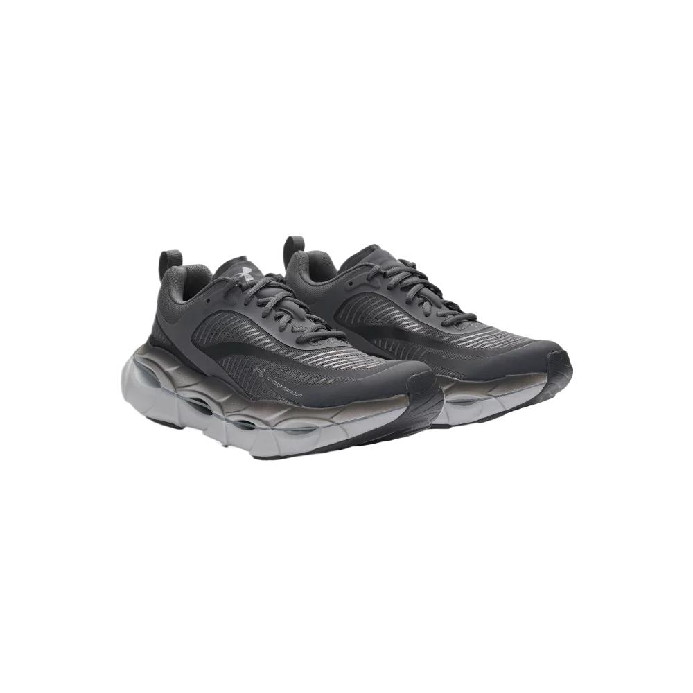 Under Armour Halo Racer Cushioning Breathable Support Lightweight Low top Running Shoes Men's Castle Rock Gray 6007639-025