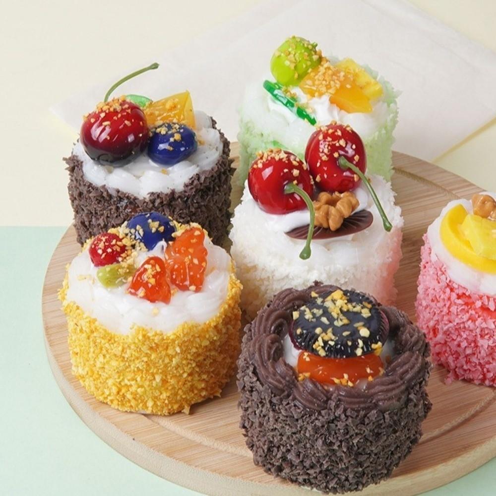Soft Cake Squeeze Toy Slow Rebound Refrigerator Magnets New Mochi Squish Foam Toy  for Kids Adult