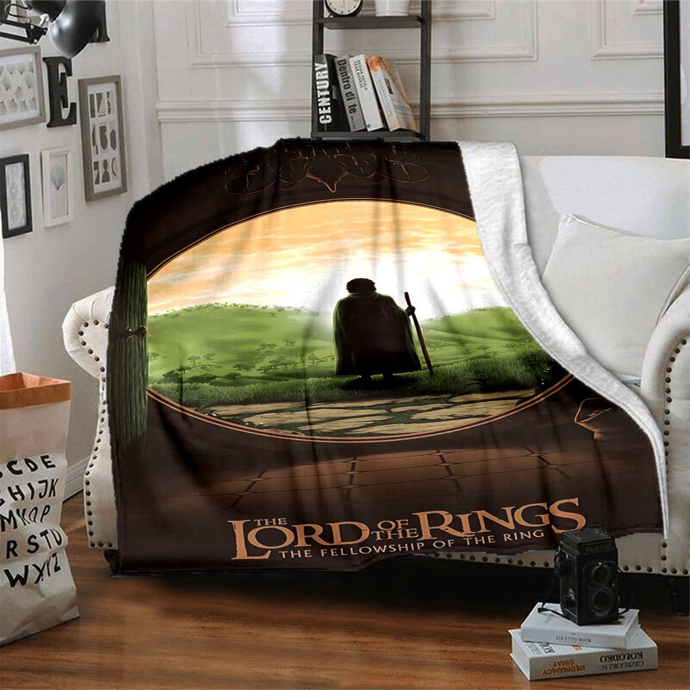 1 Stück Der Herr der Ringe Decke Leichte Flanell-Kuscheldecke für Sofa, Bett, Reise, Wohnzimmer, Büro, Couch, Stuhl und Bett